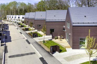 Timber panel house manufactured by WWLHouses in Skondal Sweden